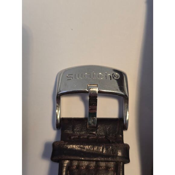 Swatch Sistem51 Irony Automatic Blue Dial 42mm OEM Bracelet + OEM Leather Strap main image 4